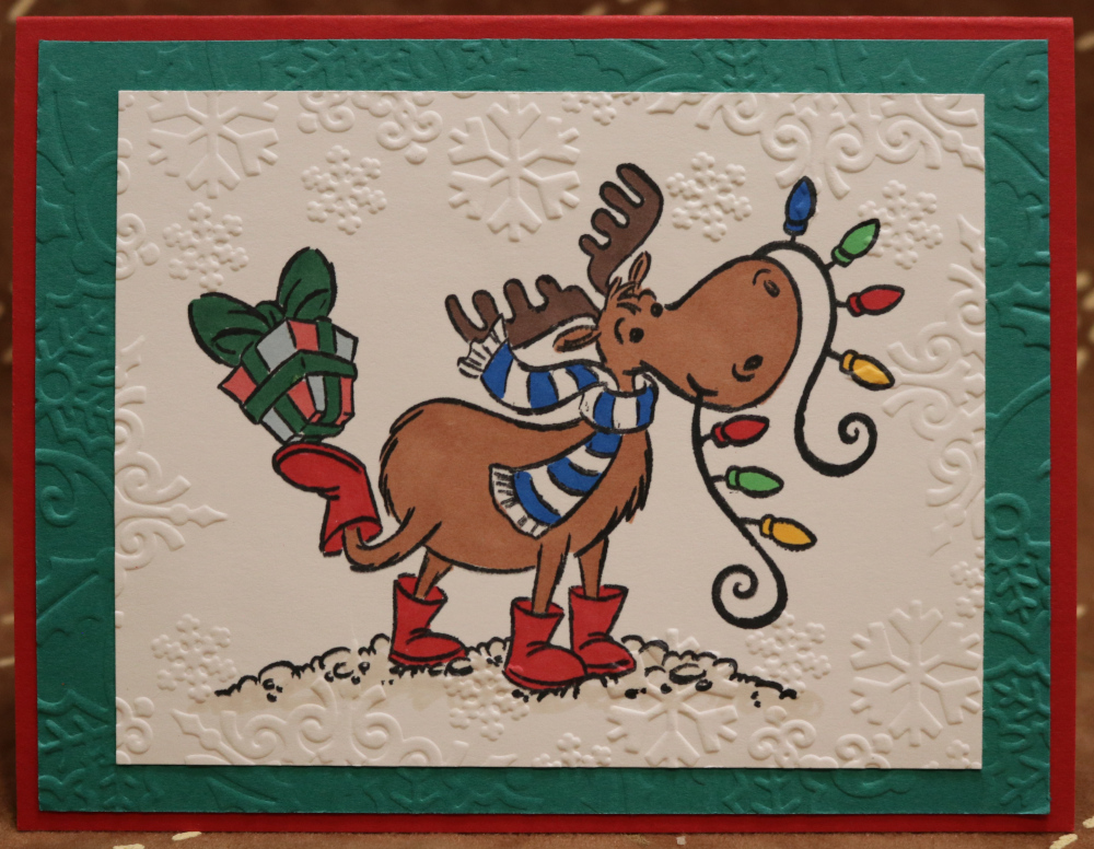 889 Christmas - Holiday Moose