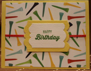 784e Generic Birthday - Golf