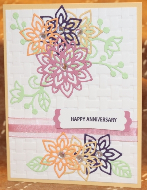 554 Anniversary - Die Cut Flowers