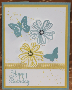 332 Female Birthday - Flowers and Butterflies