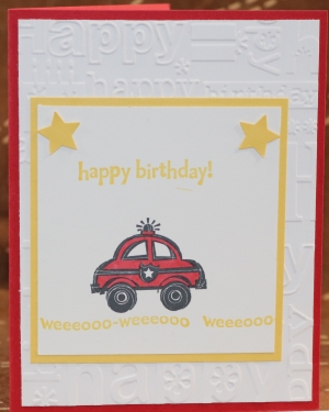 084 Boys Birthday - Police Car