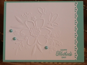 420 Mother's Day - Embossed Flower