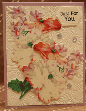 597a Female Birthday - Flower Die Cut