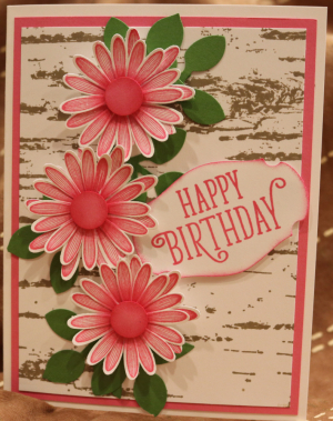 757 Female Birthday - Pink Daisies