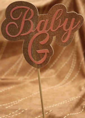 1031 Crafty Things - Cake Topper