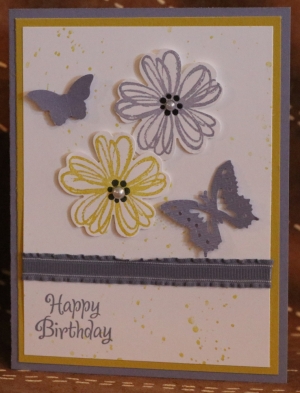 423 Female Birthday - Flowers and Butterflies