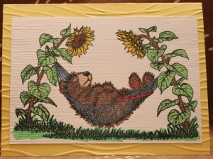 063 Animals - Bear in Hammock