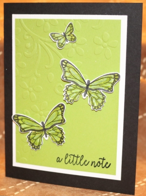 557 Anniversary - Color Challenge with Butterfly
