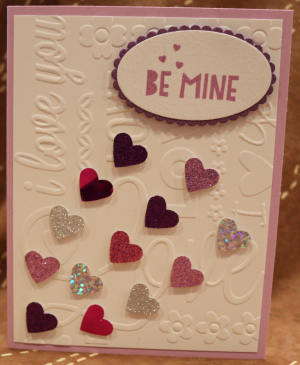 782 Valentine's Day - Hearts Trailing - Be Mine